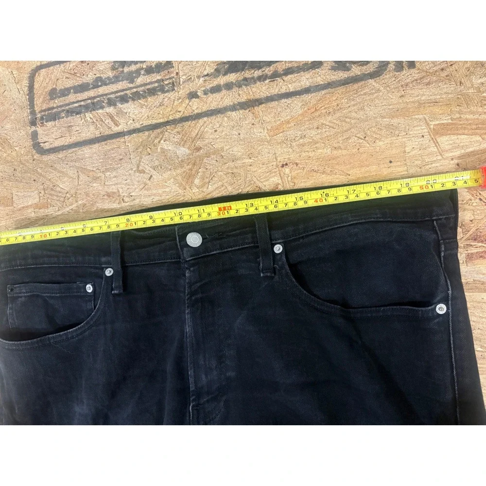 Calvin Klein Jeans Mens 38x30 Black CKJ 016 Skinny Fit Denim Pants